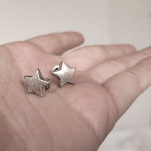 Silver Matte Studs
